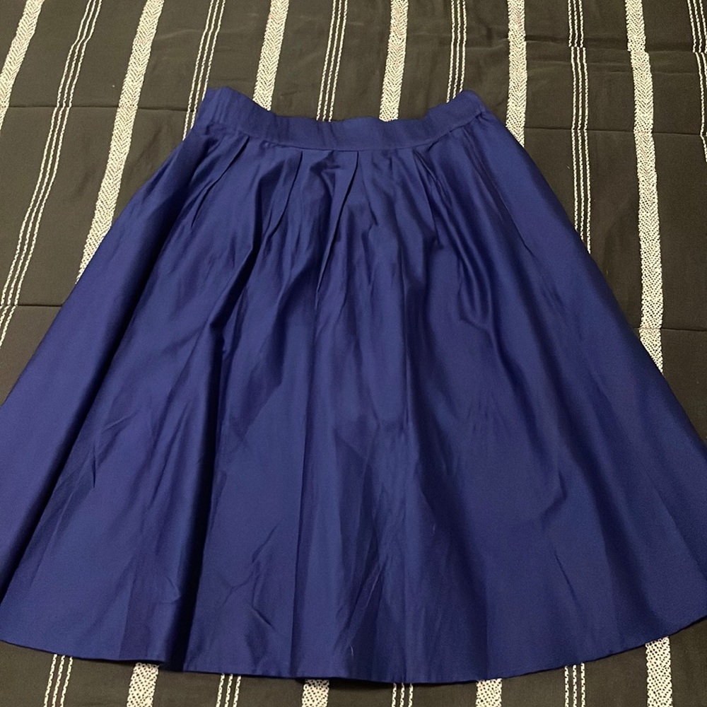 Blue circle skirt